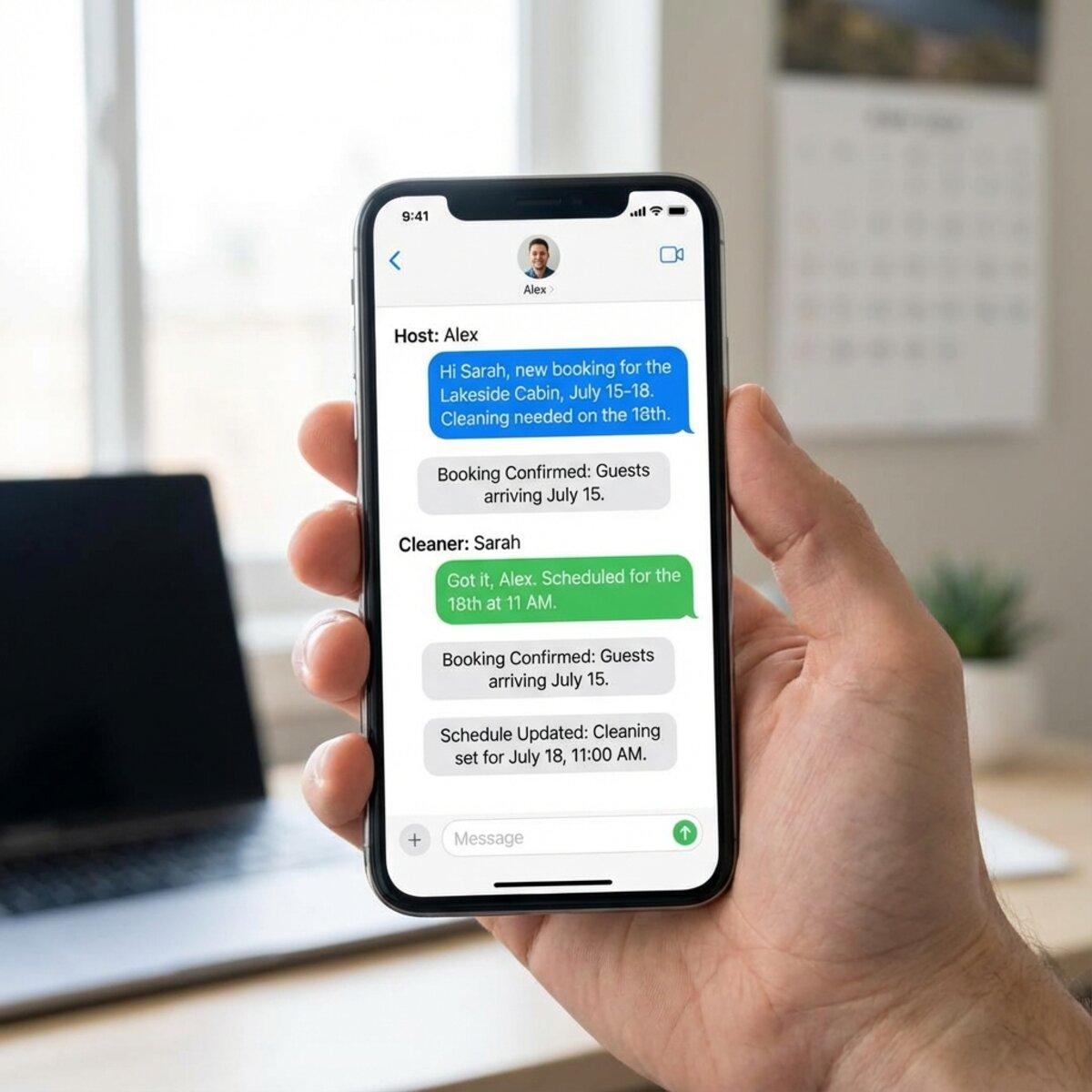 Cleaner Message Templates for Airbnb Turnover Coordination