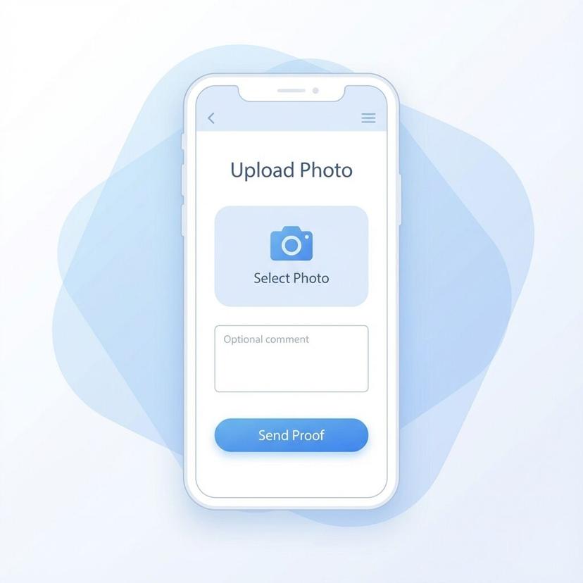 Cleaner photo upload interface